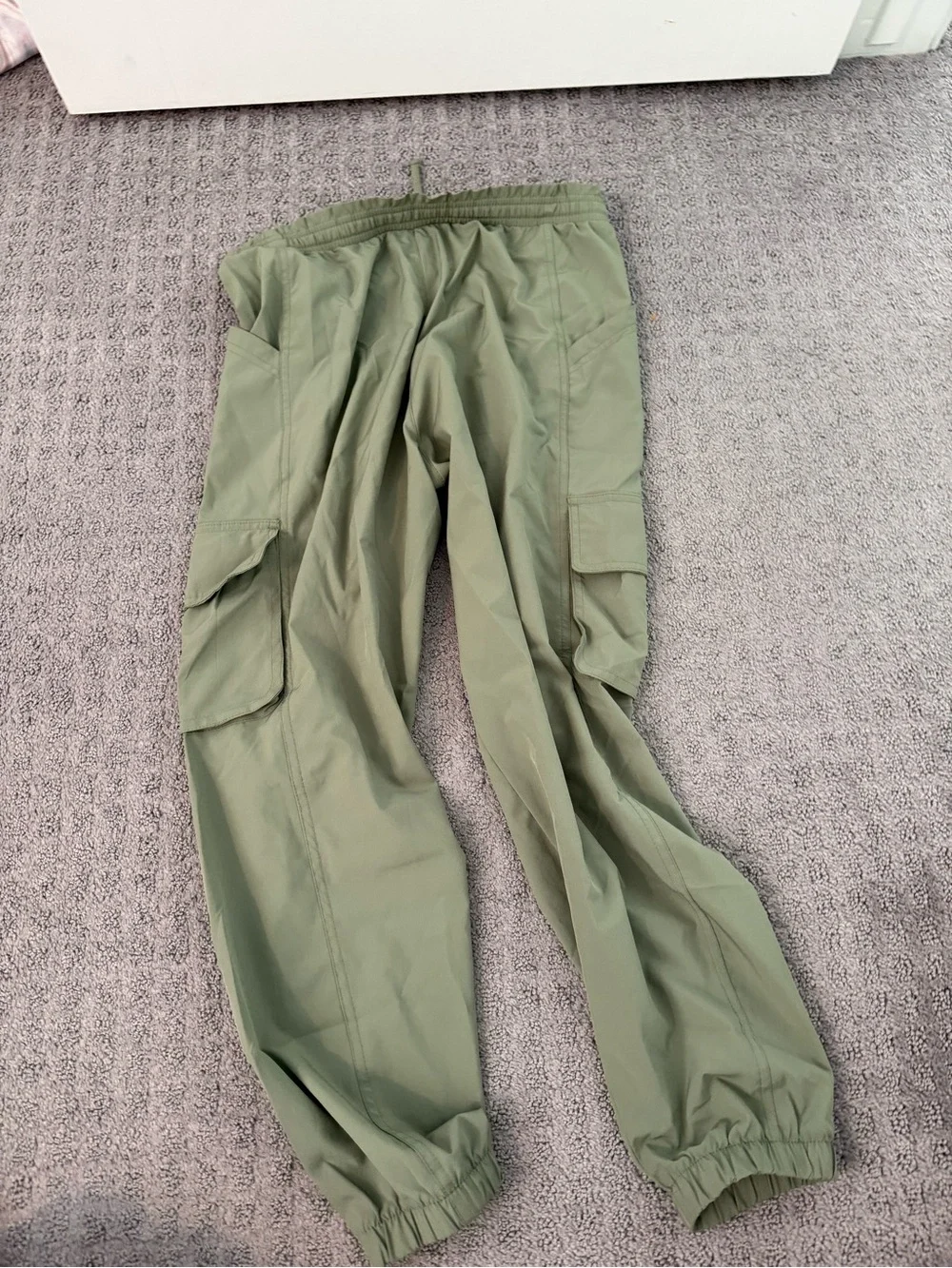 Old Navy Olive Green Cargo Jogger Pants - Kids